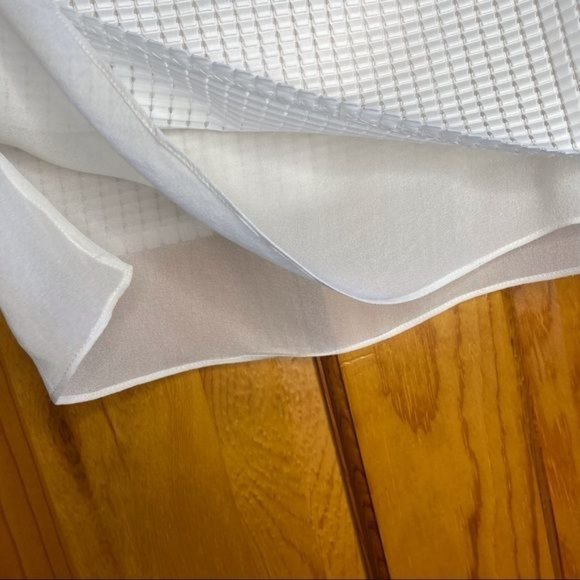 Vince Silk Mesh Overlay Top - Picture 6 of 10